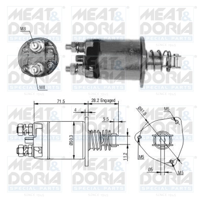 Solenoid Switch, starter